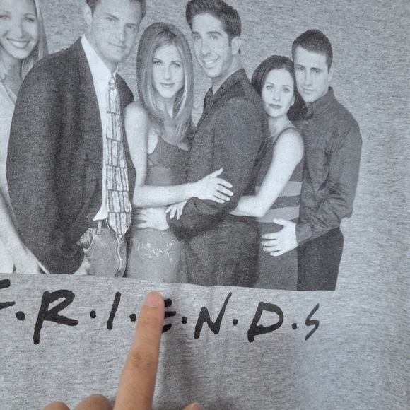 Ripple Junction Mens Womens FRIENDS TV Series Graphic T-Shirt Gray Unisex - Picture 7 of 9